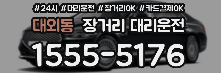 대외동 장거리 대리운전