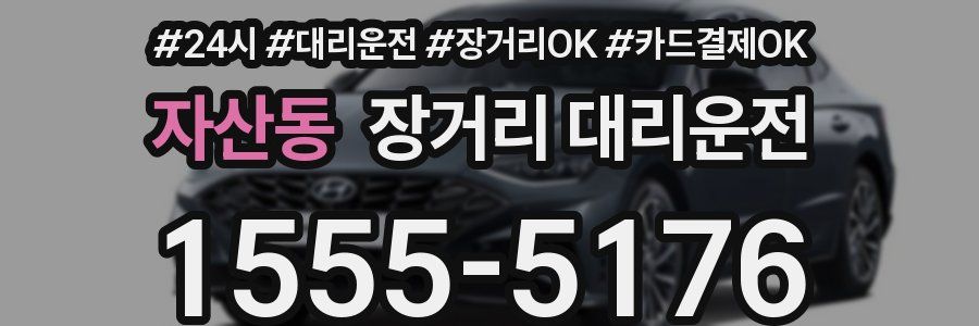 자산동 장거리 대리운전