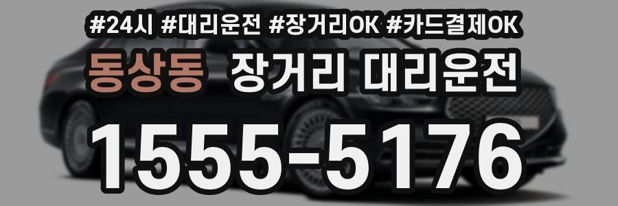 동상동 장거리 대리운전