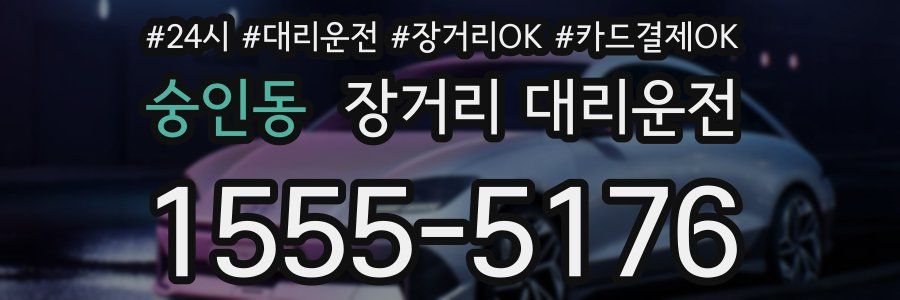 숭인동 장거리 대리운전