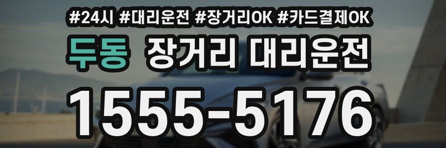 두동 장거리 대리운전