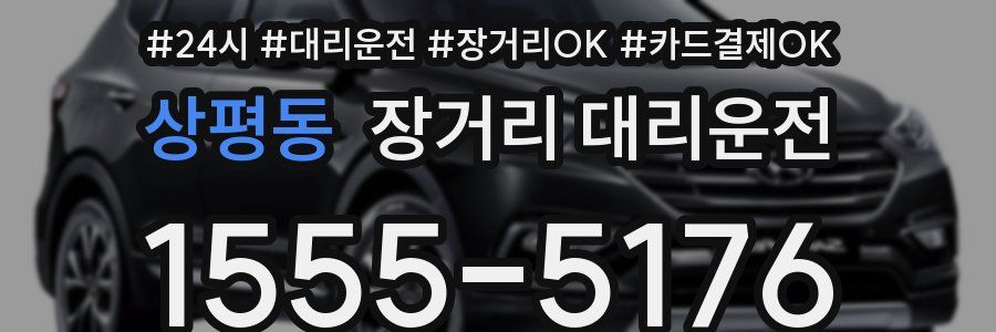 상평동 장거리 대리운전