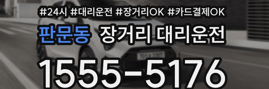 판문동 장거리 대리운전