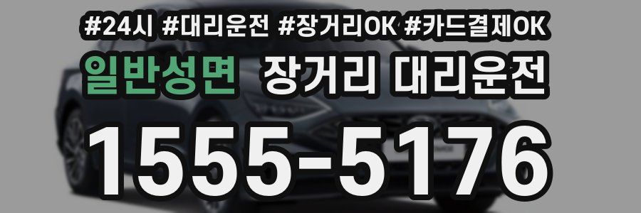 일반성면 장거리 대리운전