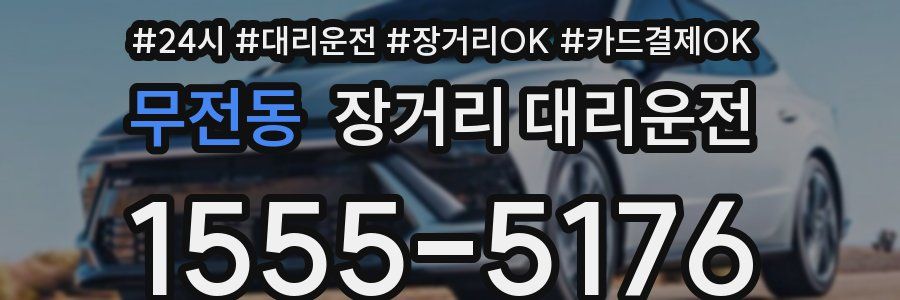 무전동 장거리 대리운전