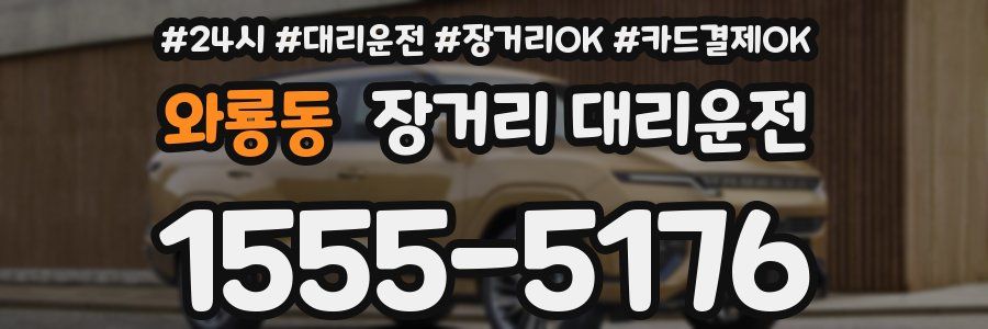 와룡동 장거리 대리운전