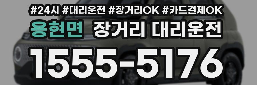 용현면 장거리 대리운전