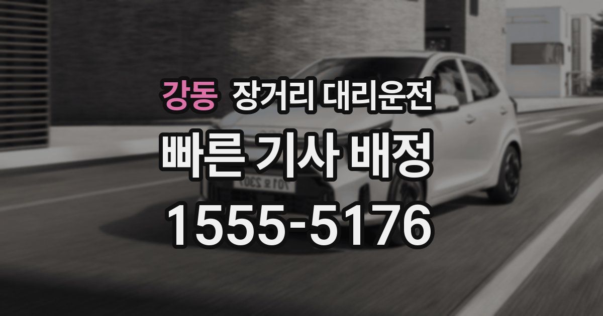 강동 장거리 대리운전