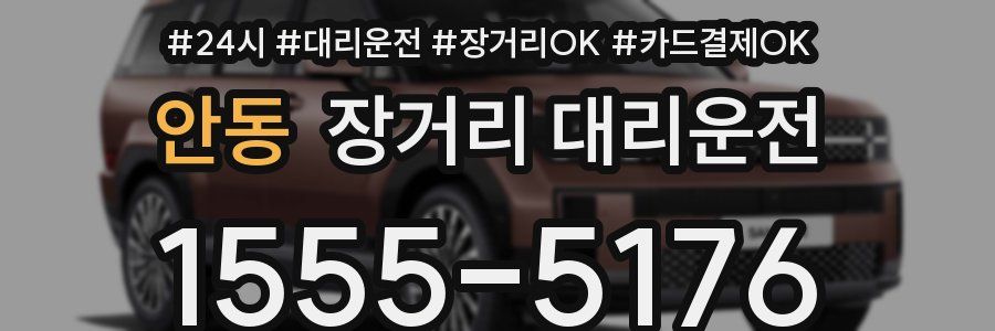 안동 장거리 대리운전