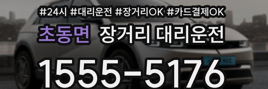초동면 장거리 대리운전