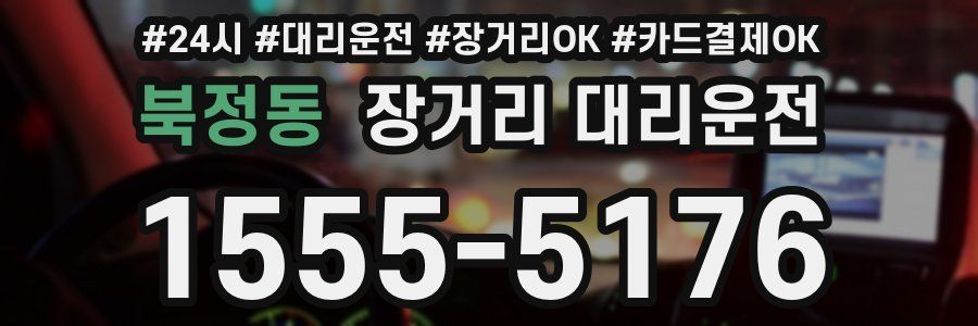 북정동 장거리 대리운전