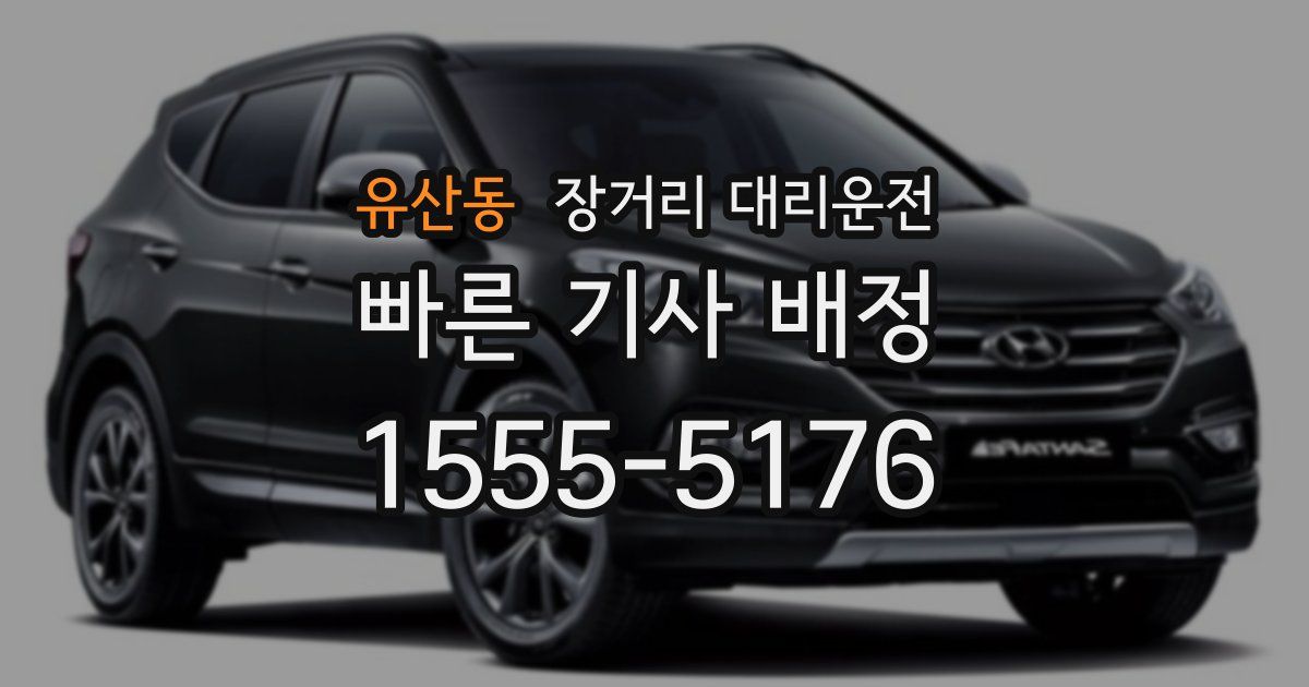 유산동 장거리 대리운전