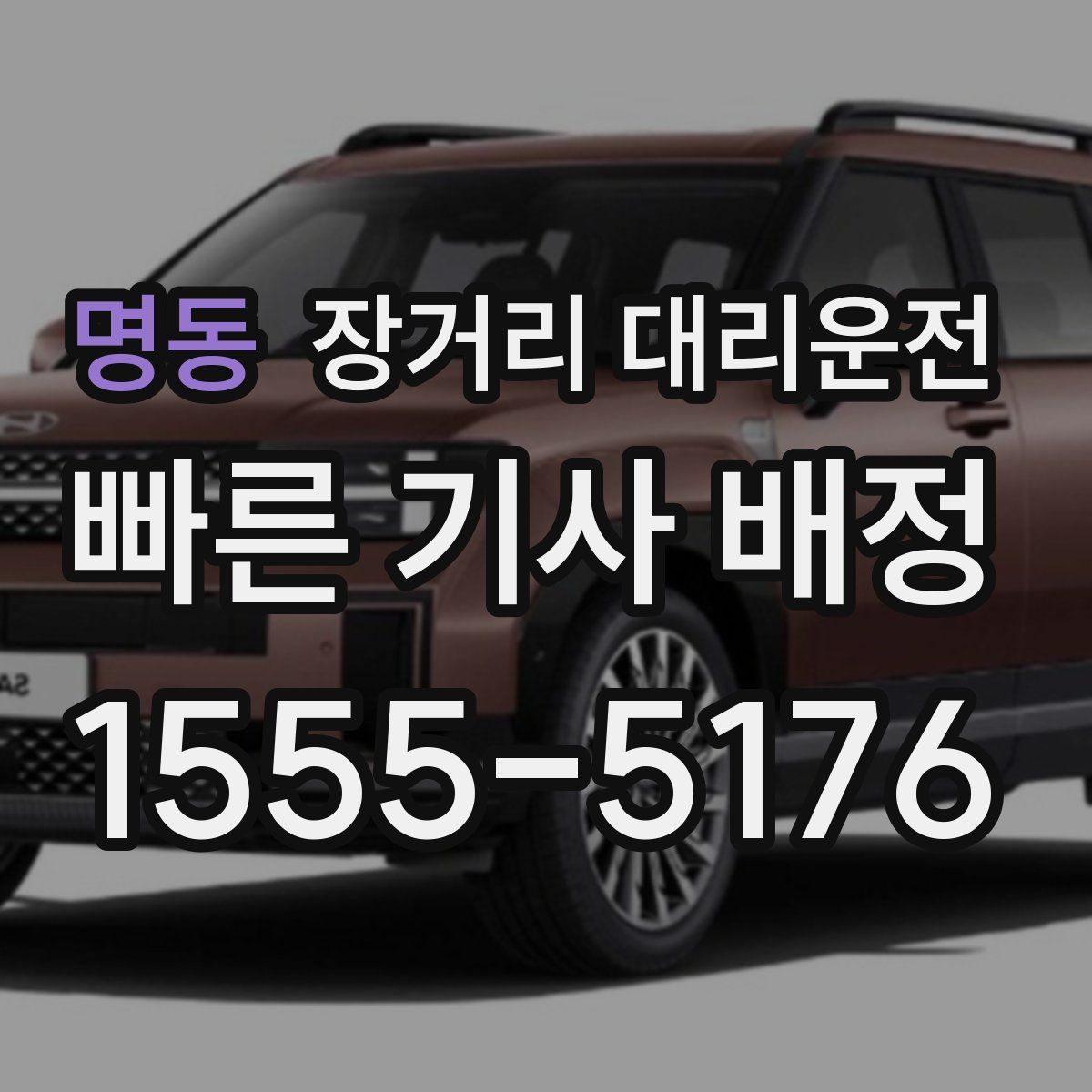 명동 장거리 대리운전