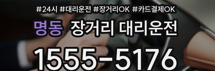 명동 장거리 대리운전