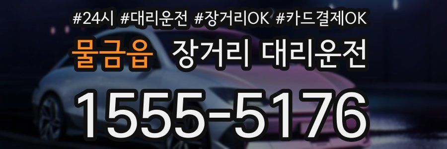 물금읍 장거리 대리운전