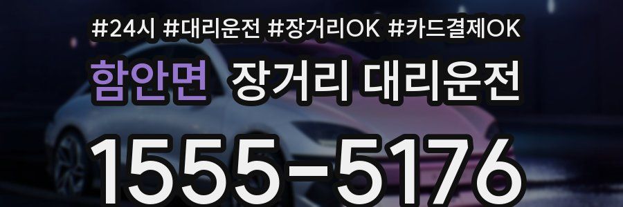 함안면 장거리 대리운전
