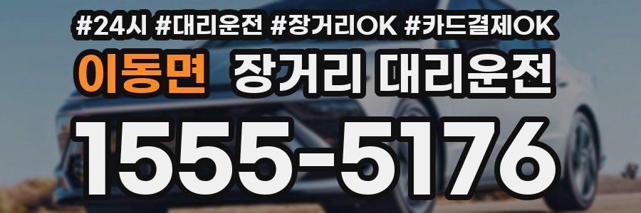 이동면 장거리 대리운전