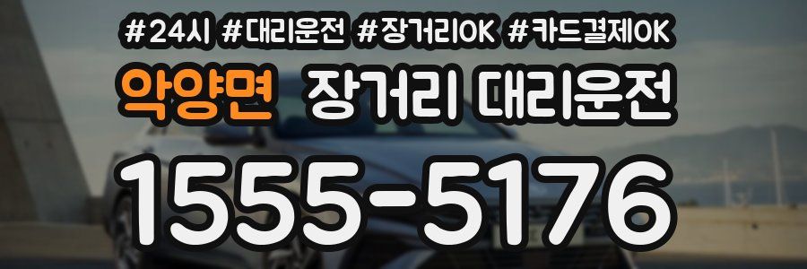 악양면 장거리 대리운전