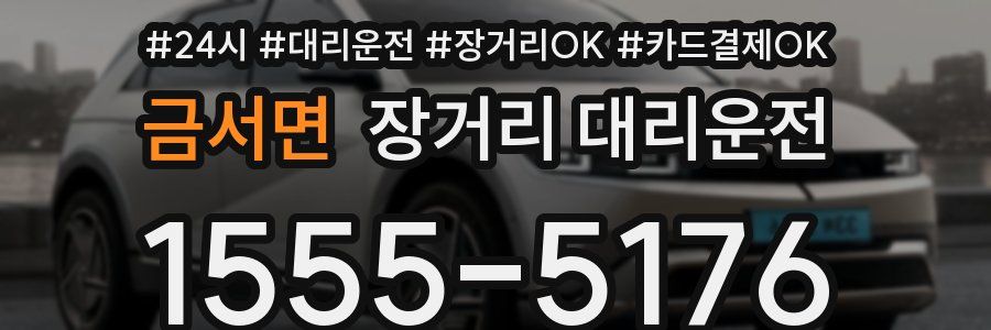 금서면 장거리 대리운전