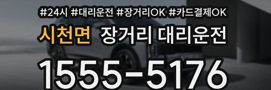 시천면 장거리 대리운전