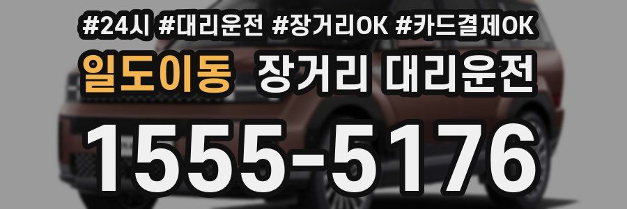 일도이동 장거리 대리운전
