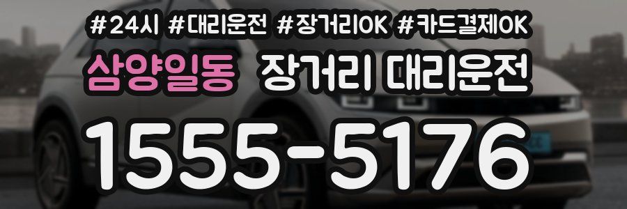 삼양일동 장거리 대리운전
