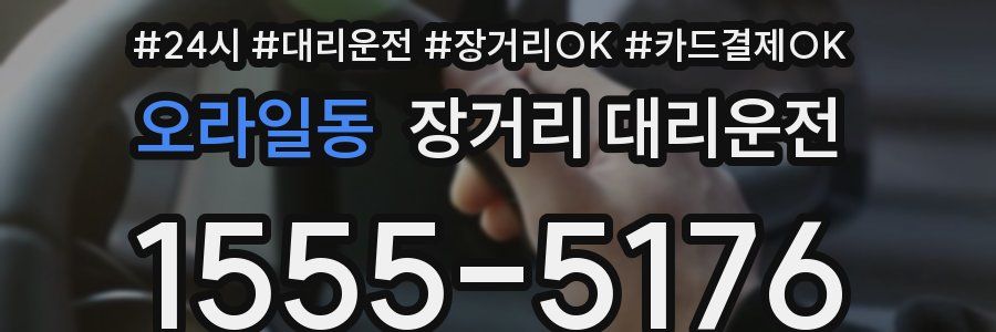 오라일동 장거리 대리운전