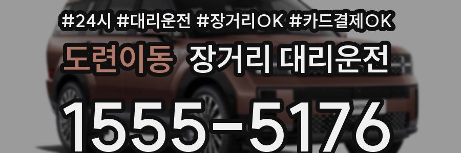 도련이동 장거리 대리운전