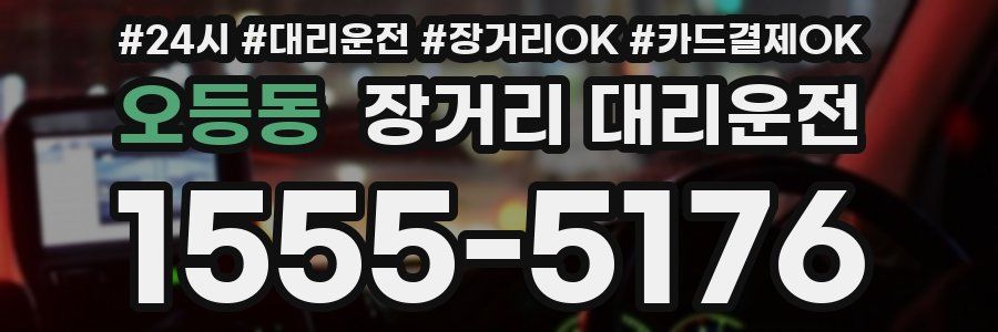 오등동 장거리 대리운전