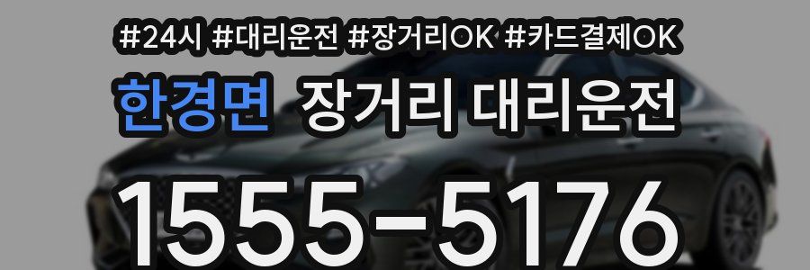 한경면 장거리 대리운전