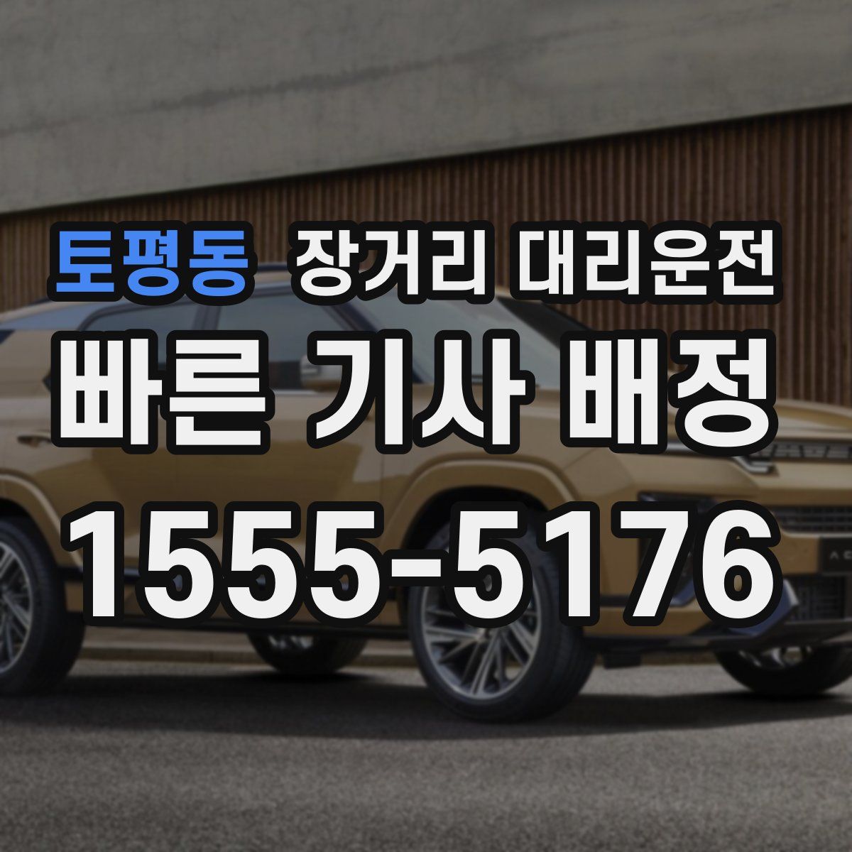 토평동 장거리 대리운전