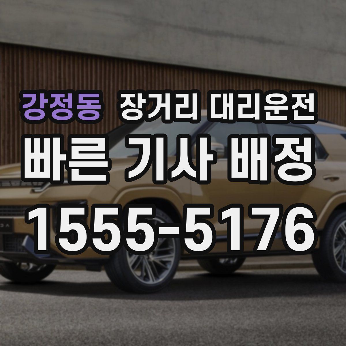 강정동 장거리 대리운전