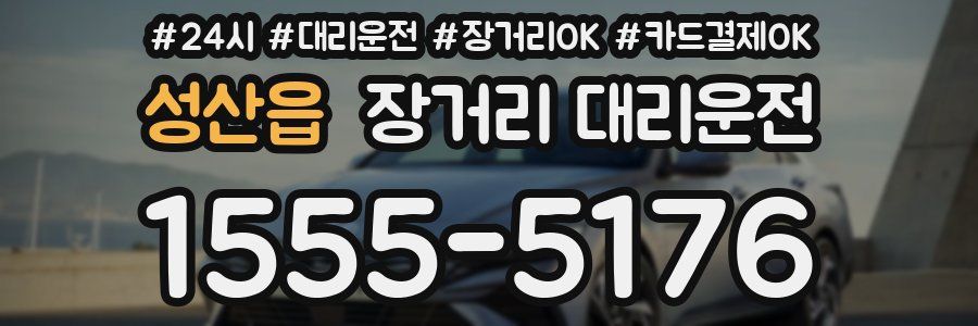 성산읍 장거리 대리운전