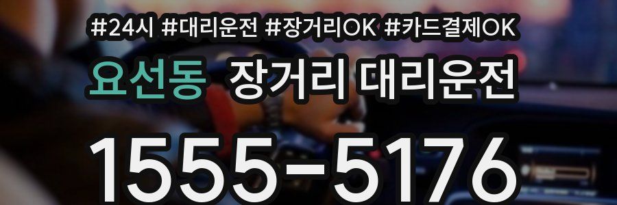 요선동 장거리 대리운전