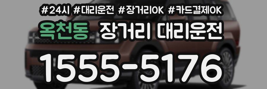 옥천동 장거리 대리운전