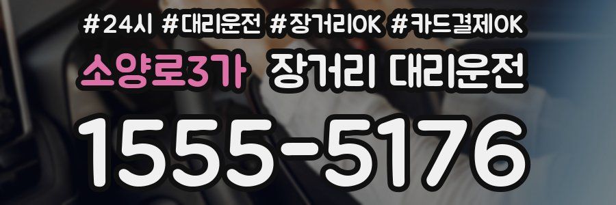 소양로3가 장거리 대리운전