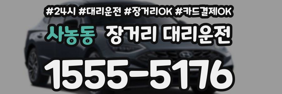 사농동 장거리 대리운전