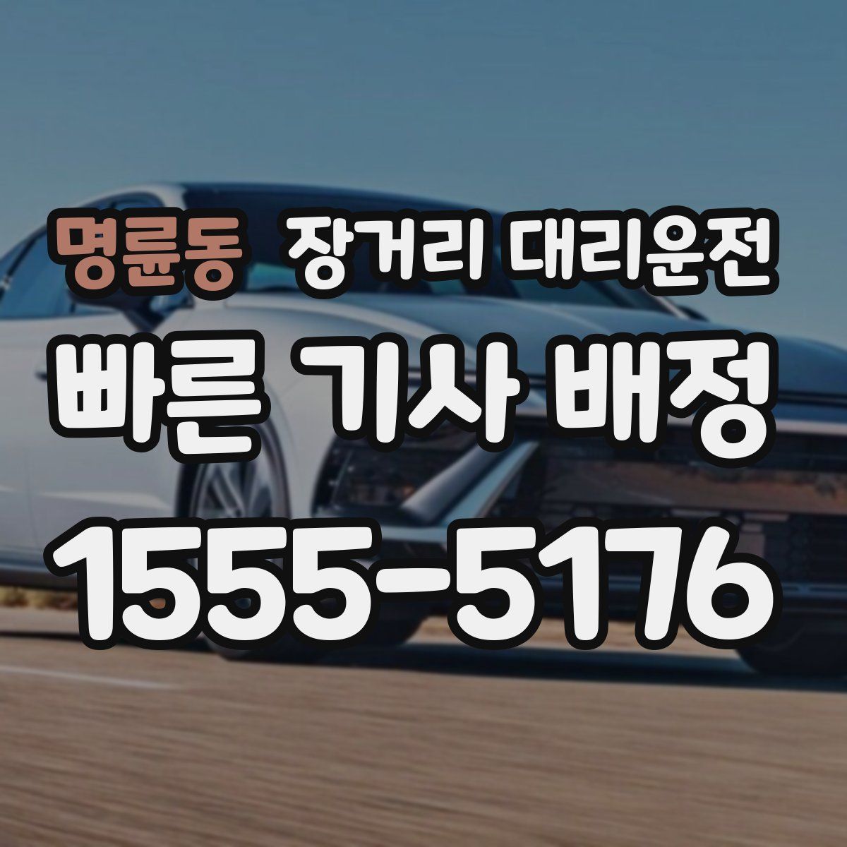 명륜동 장거리 대리운전