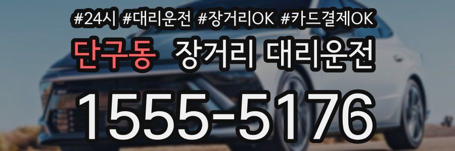 단구동 장거리 대리운전