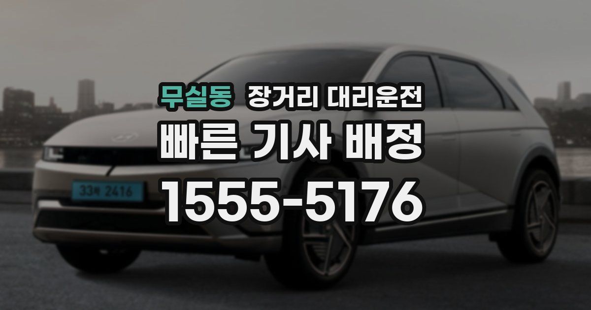 무실동 장거리 대리운전