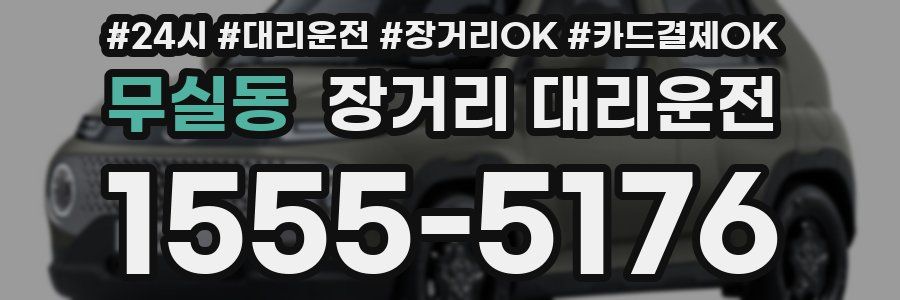 무실동 장거리 대리운전