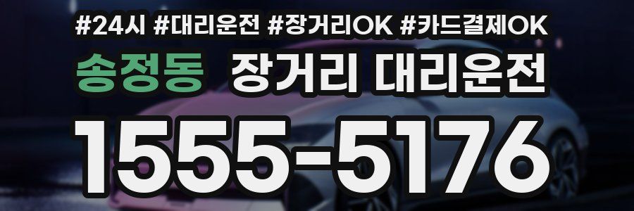 송정동 장거리 대리운전