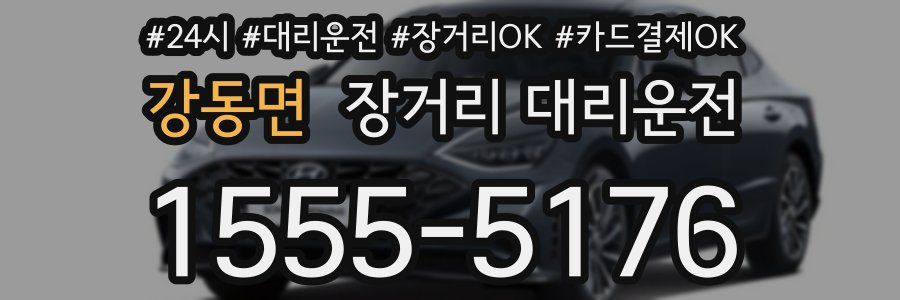 강동면 장거리 대리운전