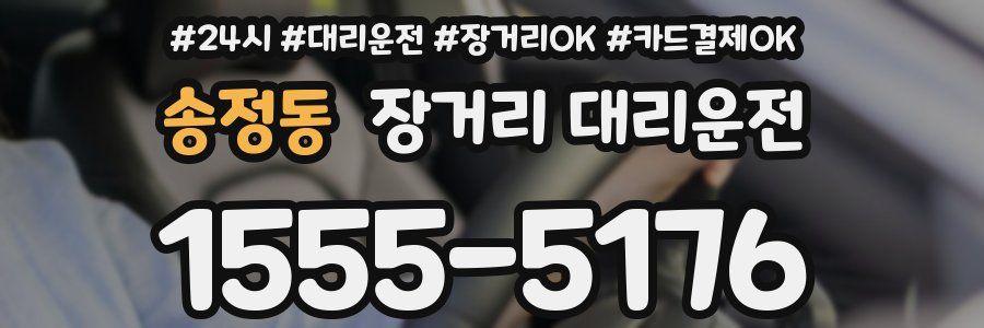 송정동 장거리 대리운전