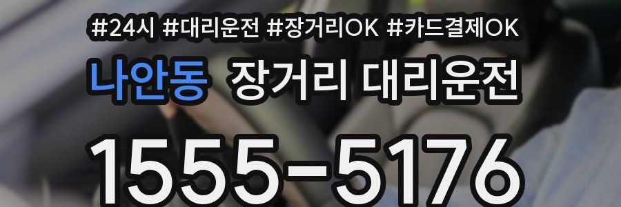 나안동 장거리 대리운전