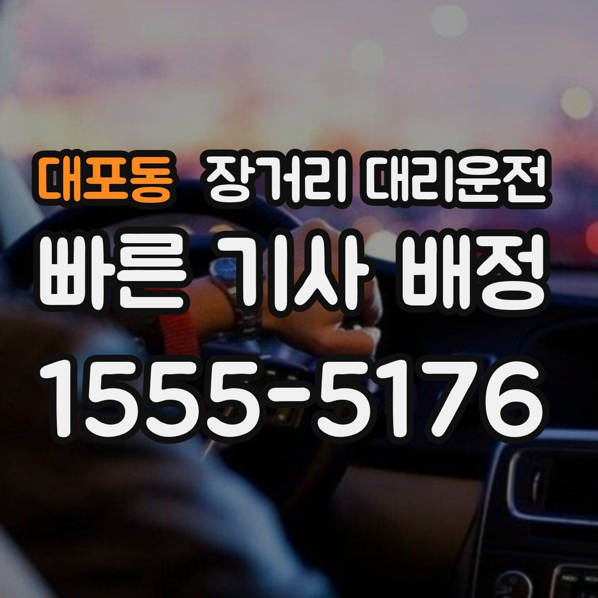 대포동 장거리 대리운전