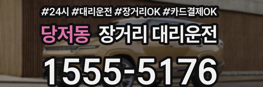 당저동 장거리 대리운전