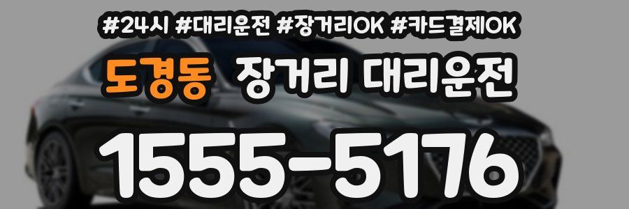 도경동 장거리 대리운전