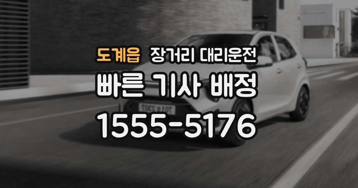 도계읍 장거리 대리운전