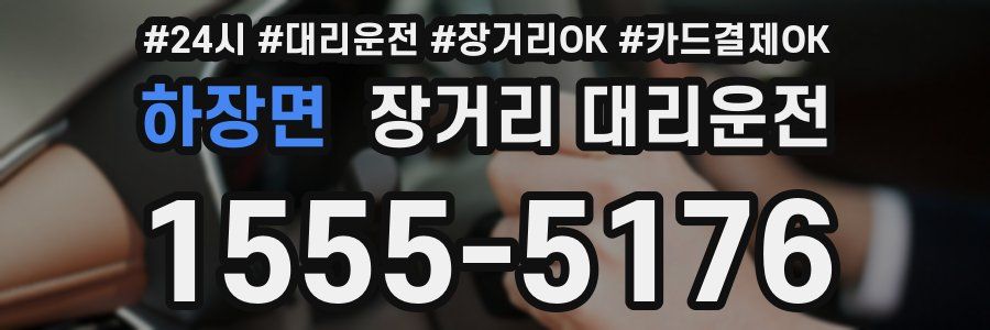 하장면 장거리 대리운전